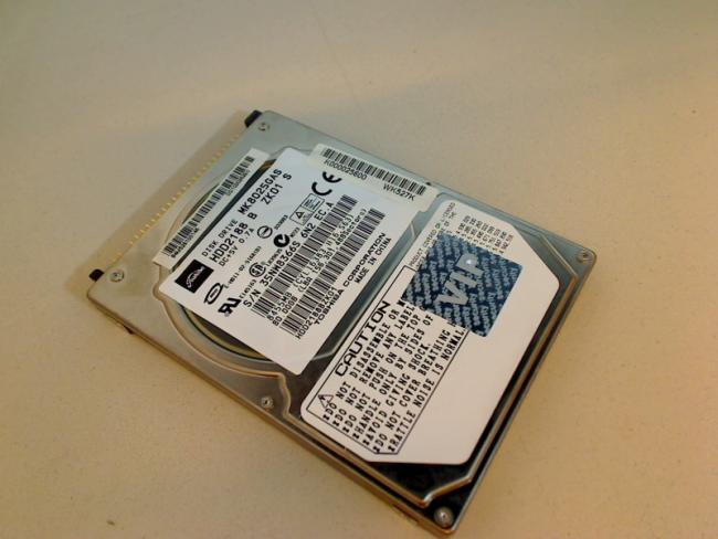 80GB HDD2188 B ZK01 S MK8025GAS Festplatte IDE 2.5\" Toshiba M50-115