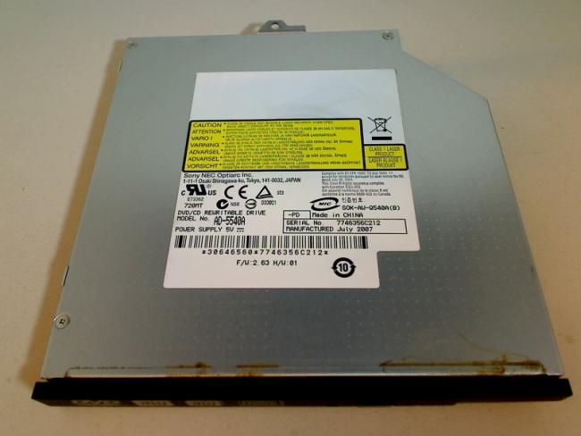 DVD Burner AD-5540A with Bezel & Fixing Packard Bell Orion A SJ51