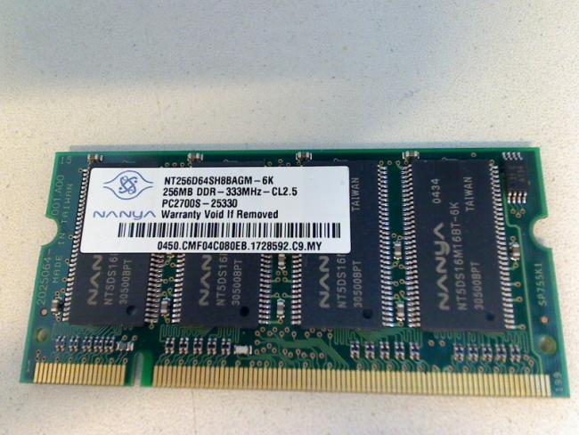 256MB DDR PC2700S SODIMM NANYA RAM Memory Acer Aspire 1670 LW80