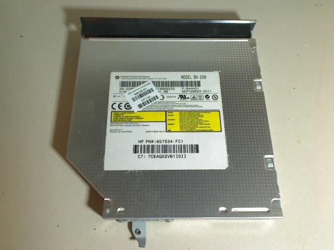 DVD Burner SN-208 646126-001 with Bezel & Fixing HP 635 TPN-F104