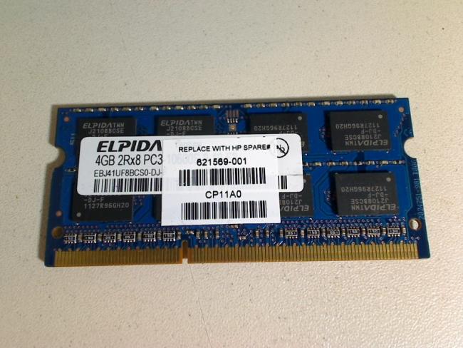 4GB DDR3 PC3-10600S 621569-001 Ram Memory ELPIDA HP 635 TPN-F104