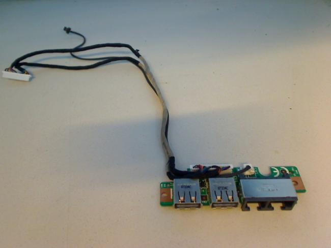 USB Modem LAN Netzwerk Ethernet Board & Cables MSI GX600 MS-163A