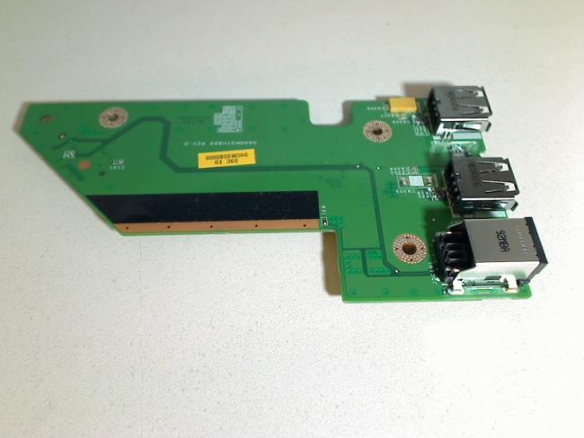 Power mains socket Power USB Port Board circuit board Dell 1737 PP31L
