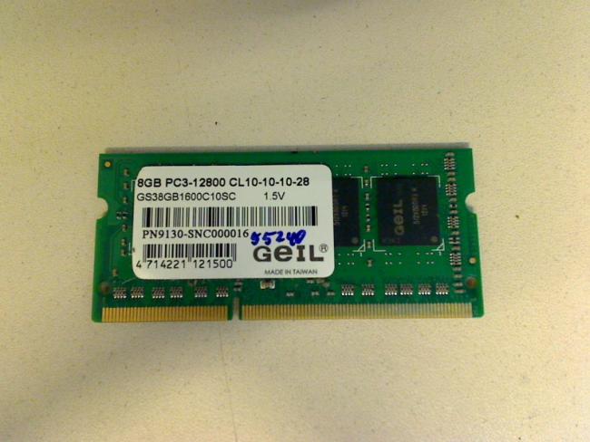 8GB DDR3 PC3-12800 GEIL GS38GB1600C10SC RAM Memory Clevo XMG P170EM