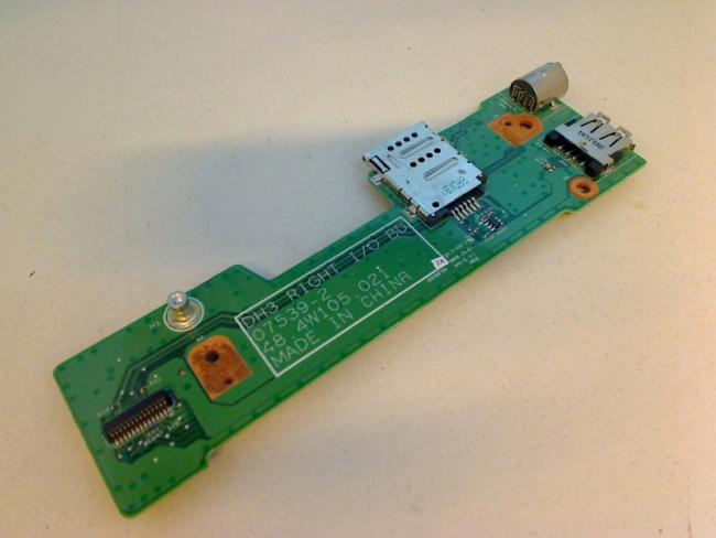 USB Port Simm Kart 48.4W105.021 Board circuit board Module board Dell XPS M1530