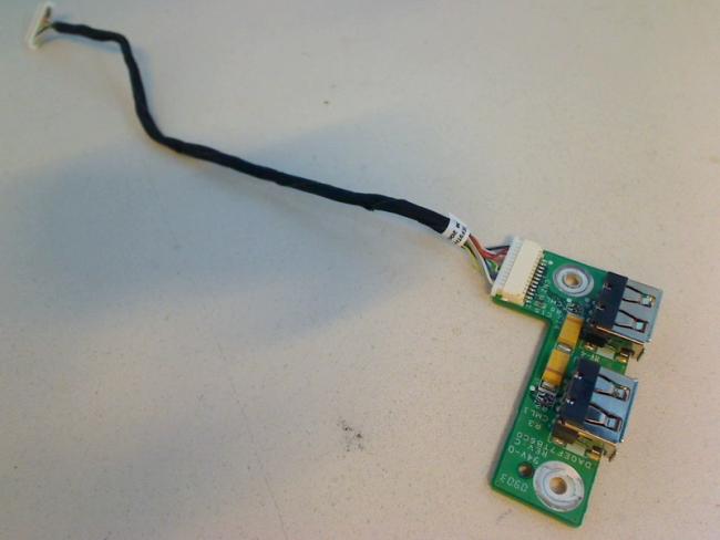 USB Port 2-fach Board circuit board Module board & Cables Amilo Li 3910 EF9