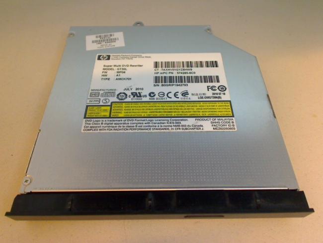 DVD Burner Writer GT30L Bezel & Fixing 620604-001 HP Presario CQ56