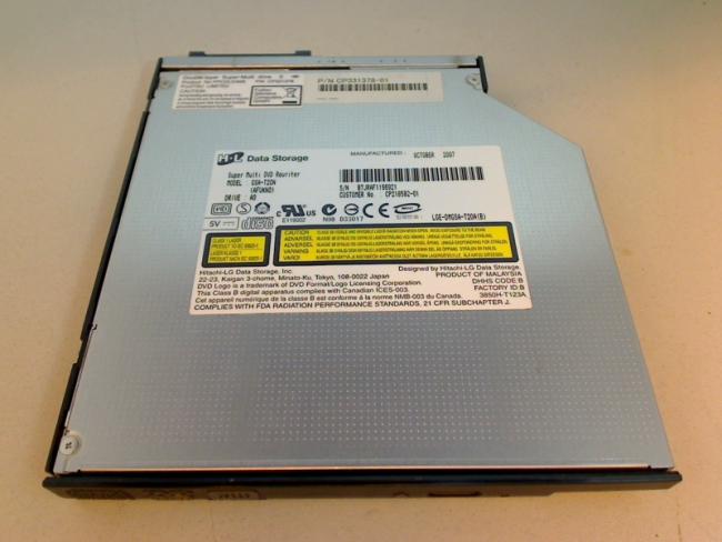 DVD Burner Writer GSA-T20N with Blende, Adapter, Fixing Fujitsu Lifebook S72