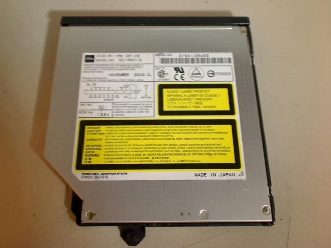 DVD Burner SD-R6012 Bezel & Fixing Toshiba SM30-344 SPM30