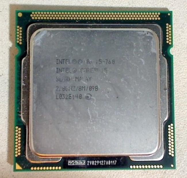 2.8 GHz Intel i5-760 Quad Core SLBRP CPU Prozessor Dell Studio XPS 8100