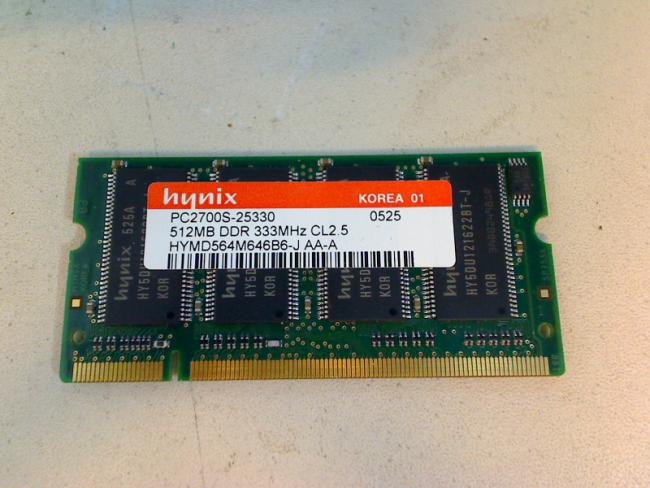 512MB DDR 333MHz PC2700S Hynix SODIMM RAM Acer 3000 3003WLMi