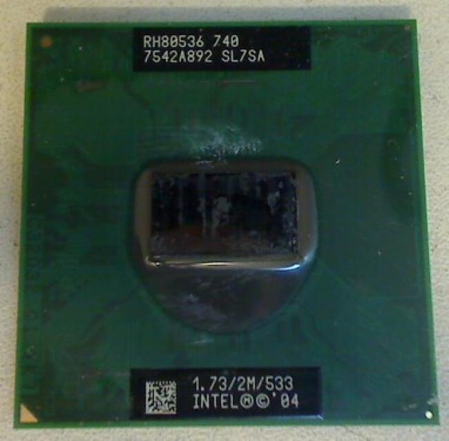 1.73 GHz Intel M 740 SL7SA CPU Prozessor Acer Extensa 4100 ZL3