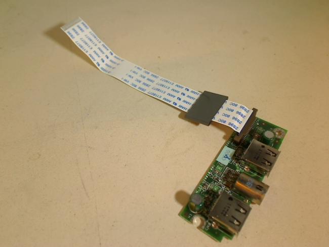 USB 2-Fach Port Board circuit board Cables Gericom Silver Shadow N243S1