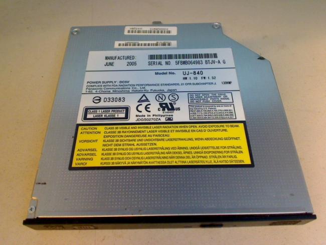 DVD Burner Writer UJ-840 IDE Bezel Fixing Toshiba Satellite M60-139