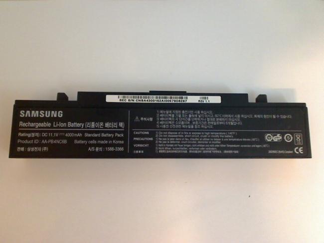 Original Akku 11.1V 4000mAh AA-PB4NC6B Samsung R510 NP-R510H