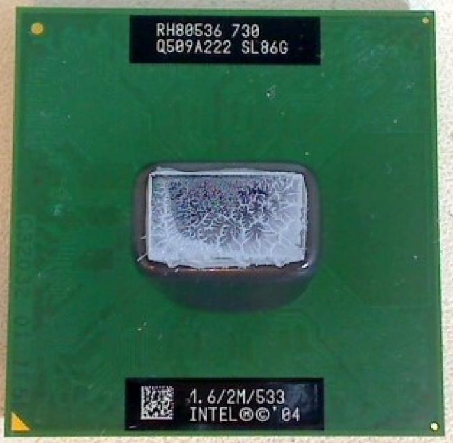 1.6 GHz Intel Pentium M 730 SL86G CPU Prozessor Lifetec MD95641 MIM2120