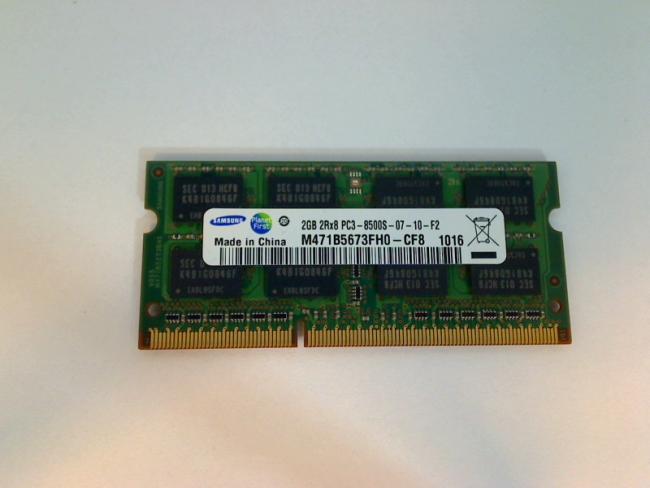 2GB DDR3-8500S Samsung SODIMM RAM Speicher Toshiba Satellite C650D-10K