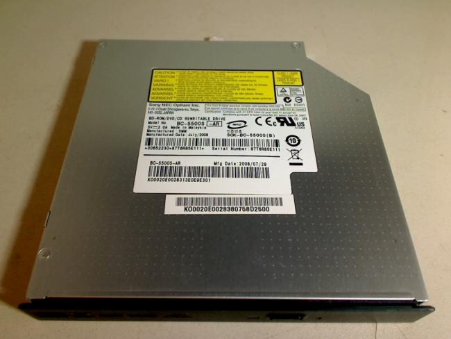 BluRay BD-ROM/DVD/CD Burner BC-5500S Bezel Acer Aspire 6530G - 604G32Bn