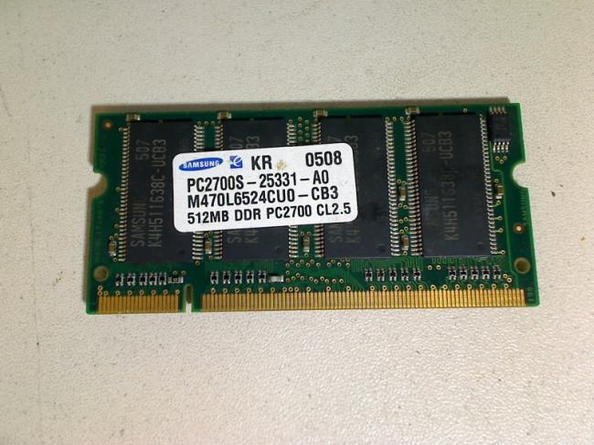 512MB DDR PC2700S SODIMM Samsung RAM Memory Asus A6000 Z9200U