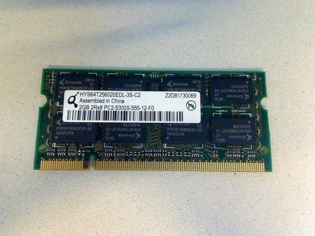 2GB PC2-5300S SODIMM RAM Memory Dell Vostro 1510 PP36L -1