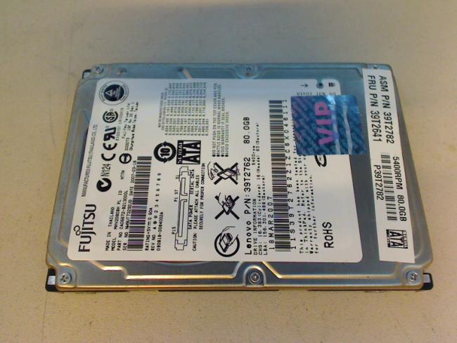 80GB FUJITSU MHV2080BH 2.5" SATA HDD Asus X56T (1)