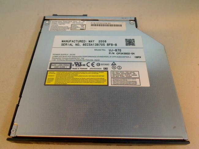 DVD Burner Writer UJ-870 Bezel Fixing Fujitsu Lifebook E8310 (1)