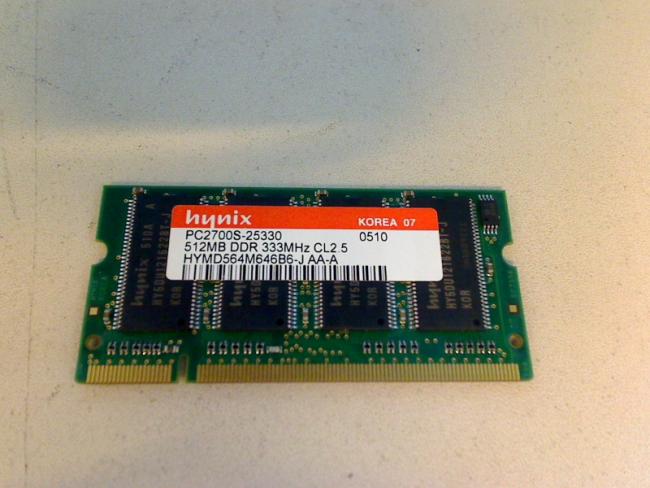 512MB DDR 333 PC2700S Hynix SODIMM RAM Cebop WB-B55