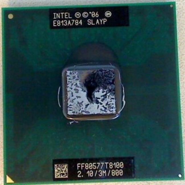 2.1 GHz Intel Core 2 Duo T8100 SLAYP CPU Prozessor Dell D630 PP18L (3)