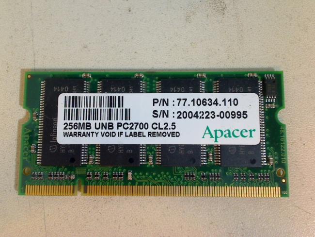 256MB DDR PC2700 Apacer SODIMM RAM Memory Targa W730-K8 (1)