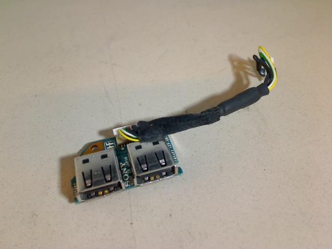 USB Port 2-Fach Board & Cables Sony Vaio PCG-Z1XEP PGC-5A2M