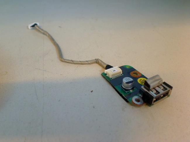 USB Port Board circuit board & Cables Medion Akoya S5610 MD96734