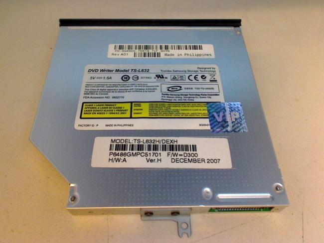 DVD Burner Writer TS-L632 with Bezel & Fixing Dell Inspiron 1720 PP22X