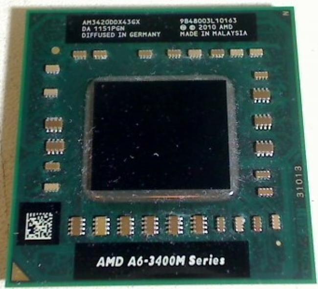 4 x 1,5 GHz AMD A6-3400N AM3420DDX43GX CPU Samsung NP305E7A (1)
