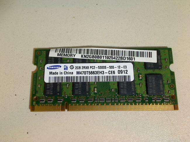 2GB DDR2 PC2-5300S Samsung SODIMM RAM Acer Aspire one Pro KAVA0