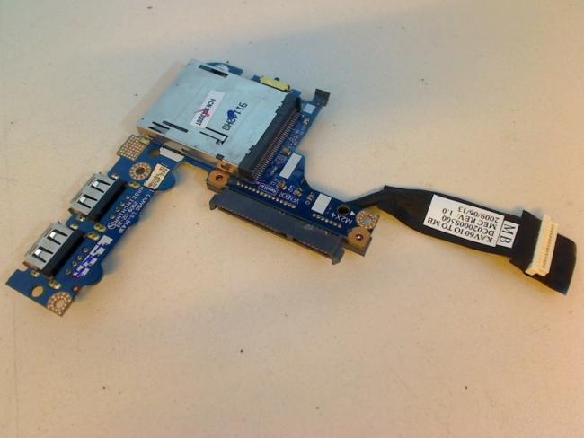 Card Reader USB 2-Fach Port HDD Board & Cable Acer Aspire one Pro KAVA0