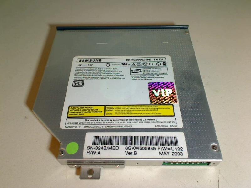 CD-RW/DVD Drive Samsung SN-324 from Medion MD6200 FID2060
