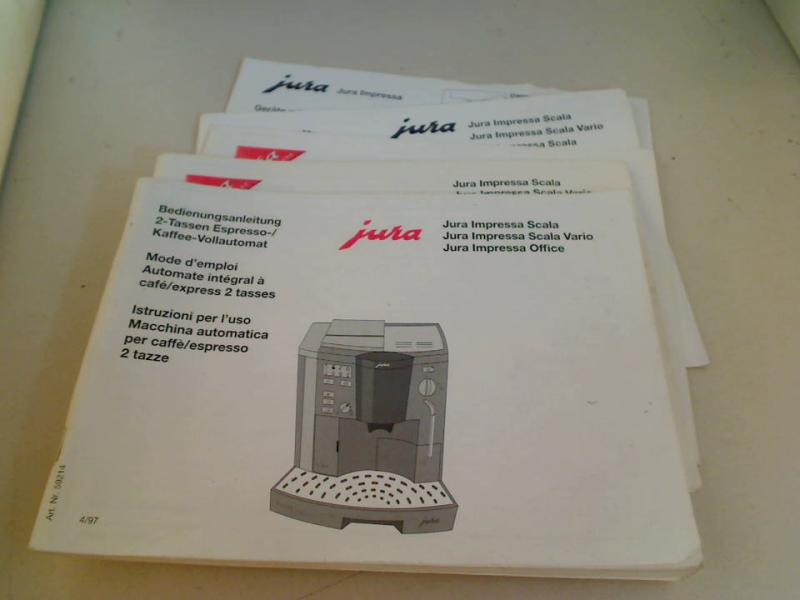 user manual Jura Impressa Scala Vario Typ 613