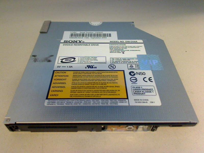 DVD/CD Burner DW-D56A none Bezel Sony VGN-A217M PCG-8R1M