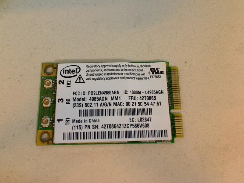 Wlan W-Lan WiFi Card Board Module board circuit board IBM Lenovo T61 7665