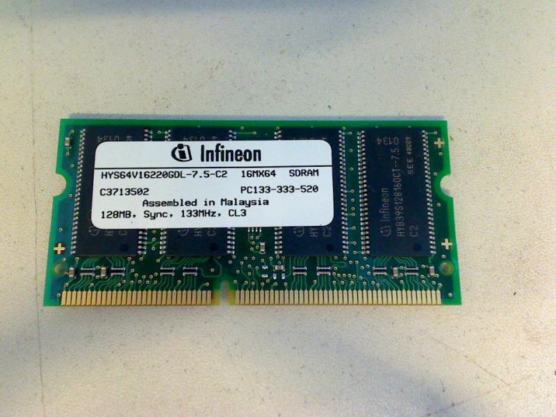 128MB SDRAM Infineon PC133 RAM Arbeitsspeicher HP OmniBook XE3