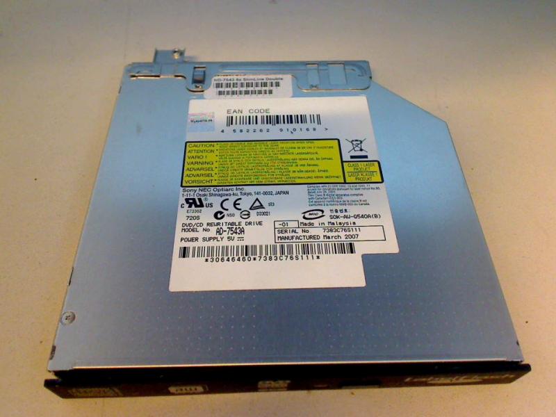 DVD Burner Writer AD-7543A & Blende, Fixing HP OmniBook XE3