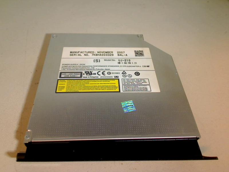 Panasonic UJ-210 Blu-Ray DVD Drive & Bezel Asus G70S