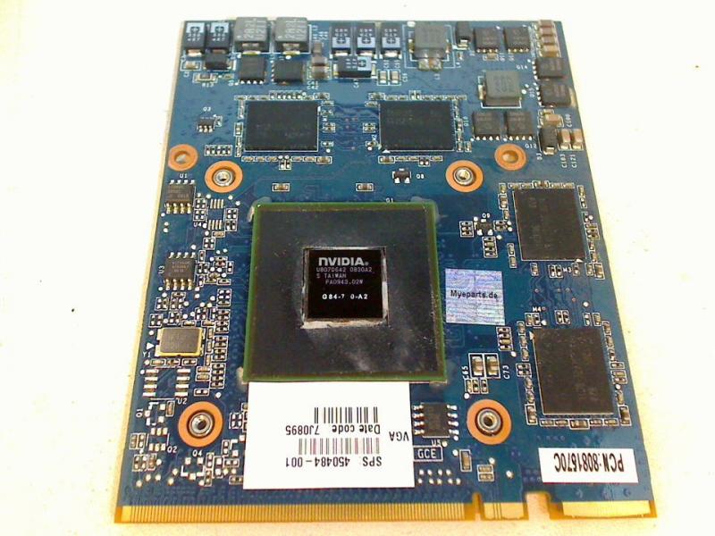 GPU Grafik Card Board nVIDIA Quadro HP Compaq 8710p