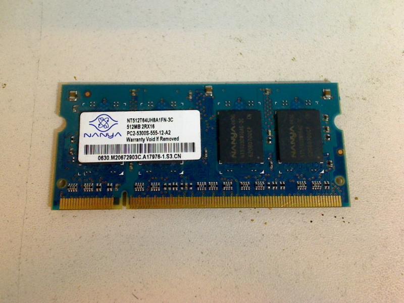 512MB DDR2 PC2-5300S NANYA SODIMM RAM Dell Latitude D810 PP11L