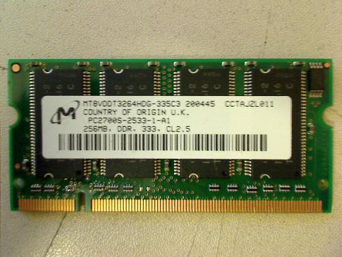 256MB Ram Memory DDR PC2700 Fujitsu Siemens AMILO K7600