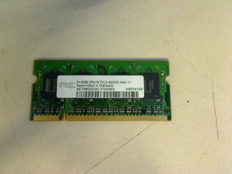 512MB DDR2 PC2-4200S SODIMM RAM Memory STEG Arima W622-DCX