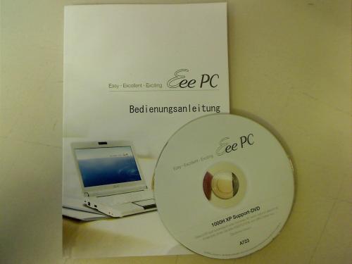 Recovery Support DVD & Bedieungsanleitung Asus Eee PC 1000H