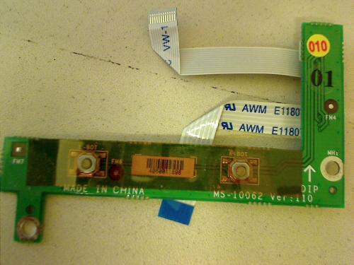 Touchpad Switch Board Cables Medion SIM2000 MD95022