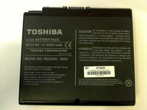 Akku 14.8V 6450 mAh Toshiba S2430-201 (Unaudited)