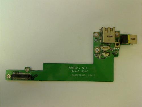 USB Power mains socket Board Acer 3680 ZR1